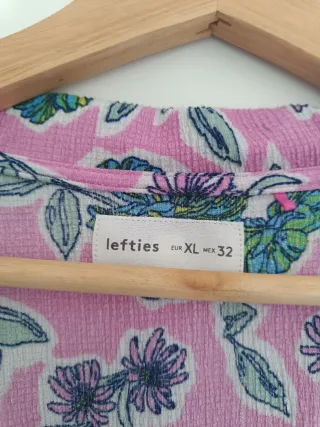 Vestido corto Lefties floral vintage XL