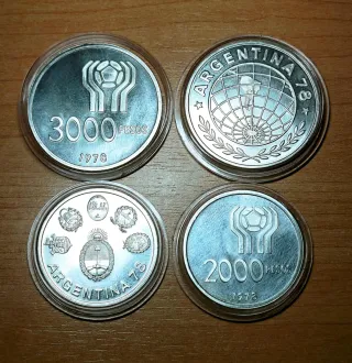 Conjunto 4 Monedas de Plata (80,25g)