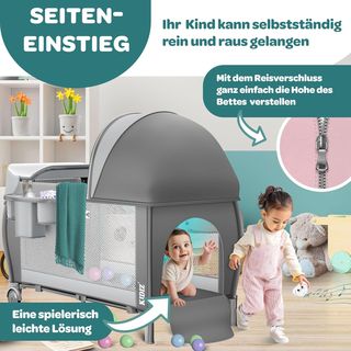 Cuna de viaje Kidiz 3 en 1