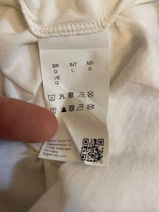 T-shirt Uomo Hugo Boss Bianca Logo