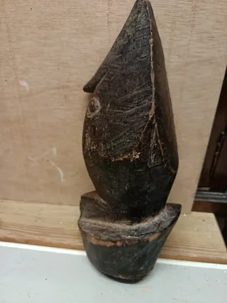 Escultura Arte Africano Madera Tallada