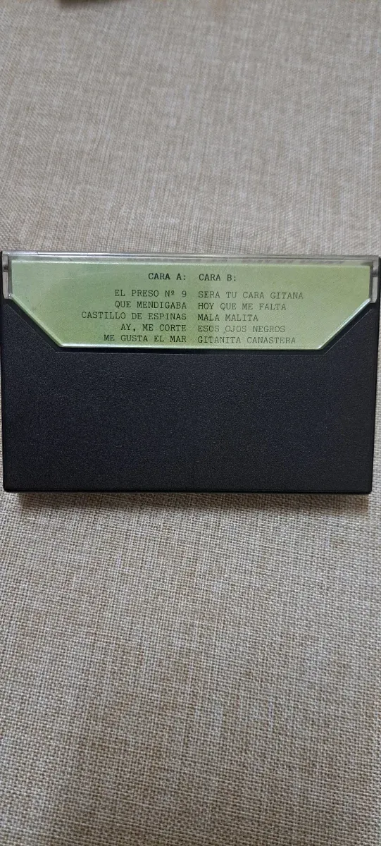 Casete Paco Reyes El Paquiro El Preso N°9