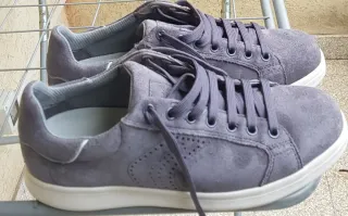 Scarpe Geox Unisex Tg 40 Grigie e bianche