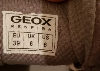 Scarpe Geox Unisex Tg 40 Grigie e bianche