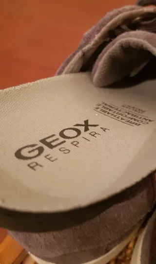 Scarpe Geox Unisex Tg 40 Grigie e bianche