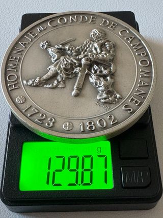 Medalha Homenagem Conde Campoman 1723-1802