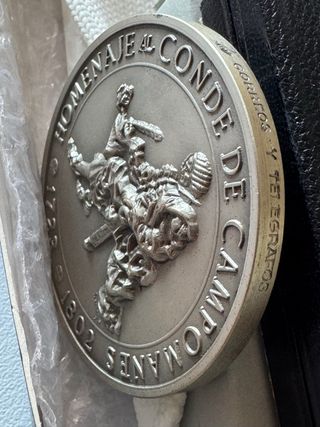 Medalha Homenagem Conde Campoman 1723-1802