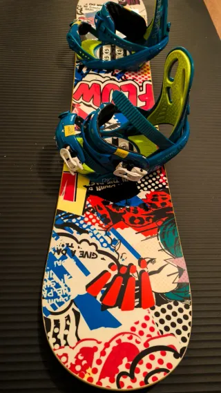 Tabla Snow Flow Bliss 135 + Fijaciones Flux RK30