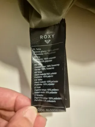 Bolso Roxy acolchado verde kaki-NUEVO sin etiqueta