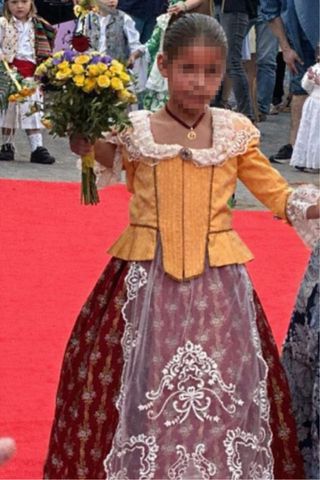 Traje Fallera Niña 4-6 años