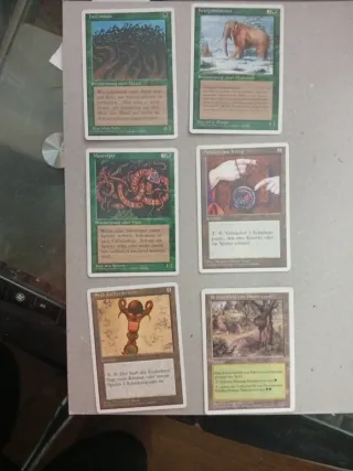 MTG: 18 Cartas Magic 4ta Edición Alemán