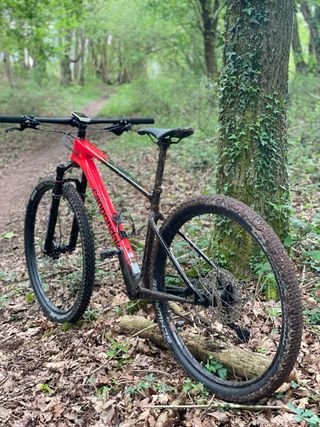 Bicicleta BTT Cannondale Roja