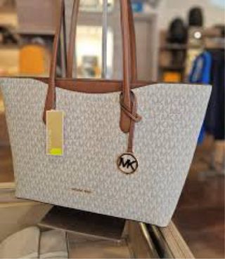 Borsa Michael Kors Beige/Marrone
