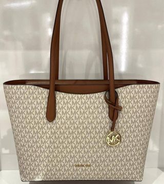 Borsa Michael Kors Beige/Marrone