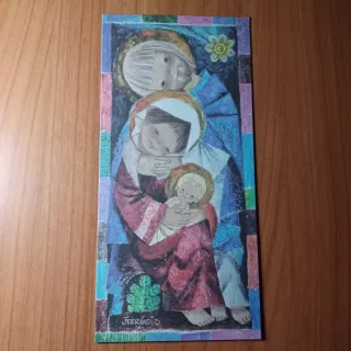 5 cartoline di J.Ferrandiz da colorare 21x10 cm