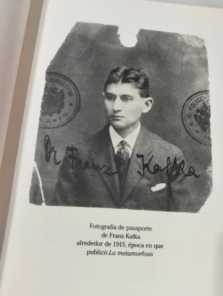 Libro "La metamorfosis"