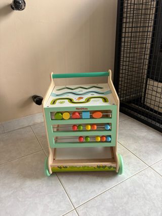 Andador madera Nenittos bebé primeros pasos