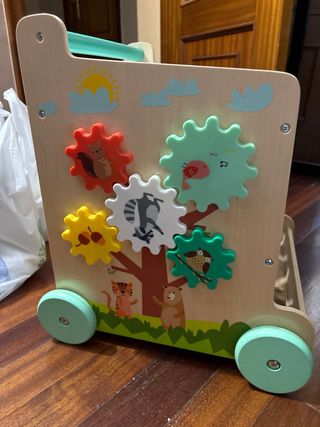 Andador madera Nenittos bebé primeros pasos