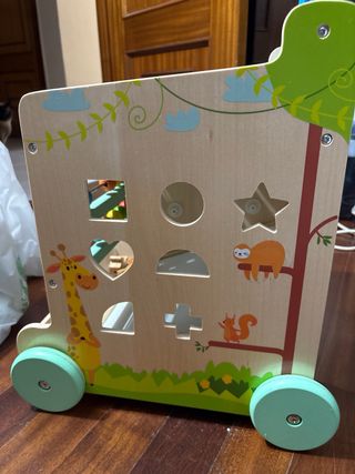 Andador madera Nenittos bebé primeros pasos