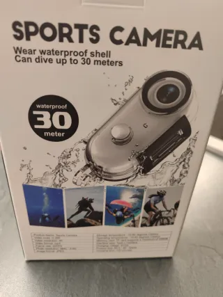 Cámara Deportiva 4K WiFi H.265 Blanca