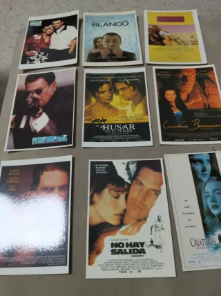 Lote 9 Cartoline Locandine Film