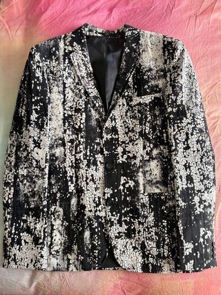 Blazer ASOS fantasia bianco nero