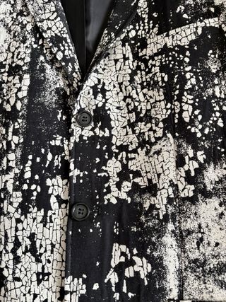 Blazer ASOS fantasia bianco nero