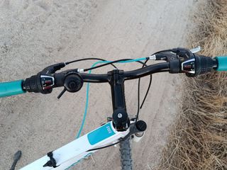 Bicicleta de Montaña Rockrider Blanca