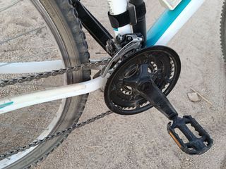 Bicicleta de Montaña Rockrider Blanca