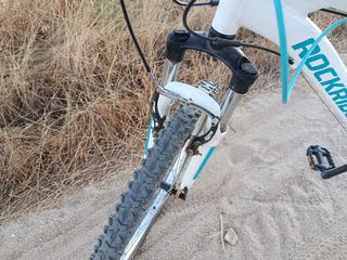 Bicicleta de Montaña Rockrider Blanca
