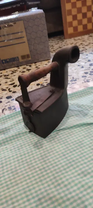 Planchas antiguas de hierro fundido