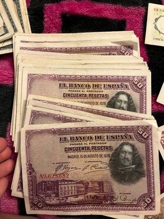 Billete 50 Pesetas Banco de España 1928