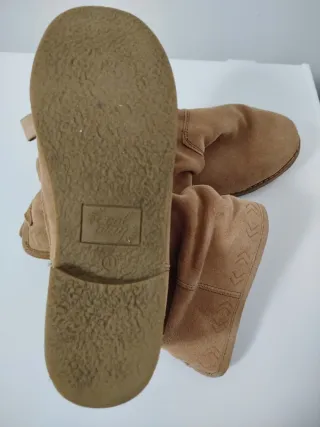 Botines ante camel talla 41, en perfecto estado