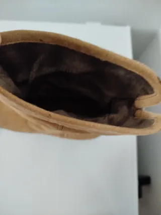 Botines ante camel talla 41, en perfecto estado