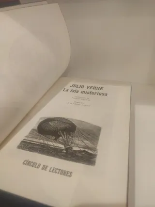 Libro La isla misteriosa Julio Verne