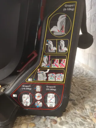 Silla Coche Isofix Negra