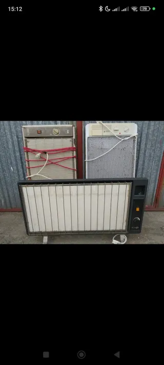 Radiadores de aceite placas, estufas