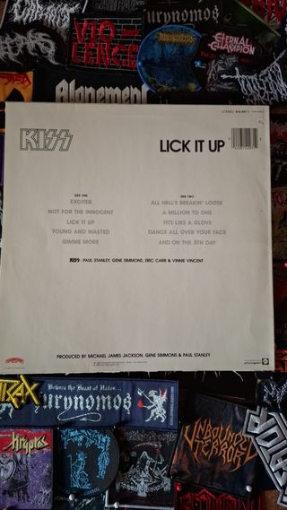 KISS Lick It Up Vinilo LP