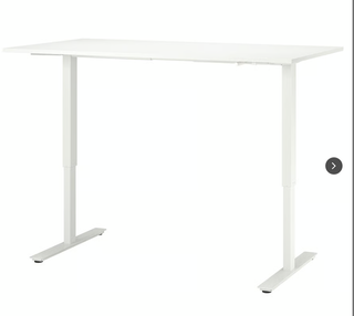Escritorio Ajustable Blanco Ikea