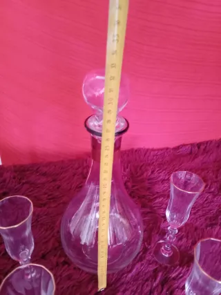 Juego Licorera Cristal