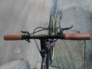 Bicicleta Fixie Urbana Marrón