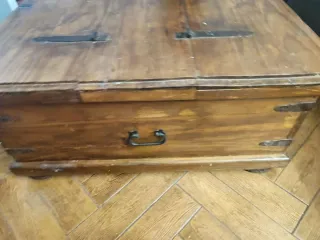 Mueble Rústico Madera y Metal