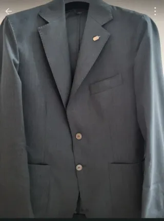 Completo giacca e pantalone uomo grigio