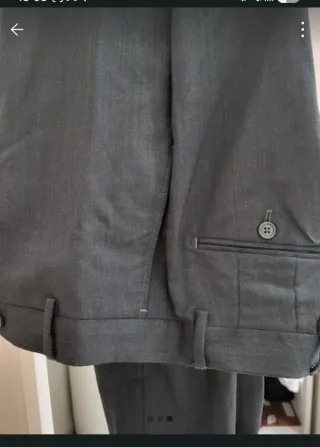 Completo giacca e pantalone uomo grigio