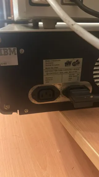 IBM 5160 con Monitor 5153, Teclado F, EPSON FX 80