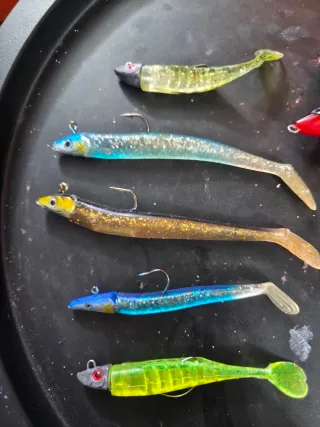 Iscas_Amostras pesca giratória-Spinning