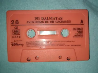 Cinta Casete Disney 101 Dálmatas y Heidi