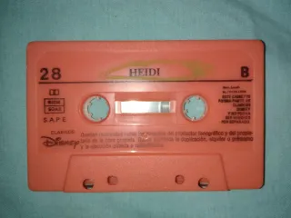 Cinta Casete Disney 101 Dálmatas y Heidi