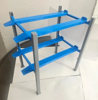 Elevador/expositor coches rc 1/18 en 3D