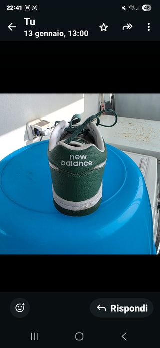 New Balance 480 verdi/bianche